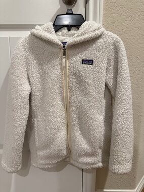 AUTHENTIC PATAGONIA LOS GATOS HOODED FLEECE HOODIE GIRLS medium size 10